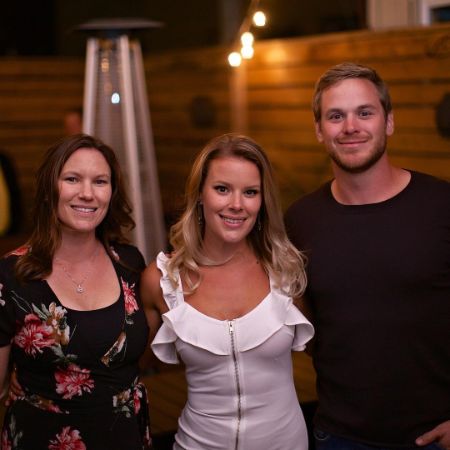 Sherry Holmes with her siblings, Amanda Holmes and Mike Jr. Holmes. 